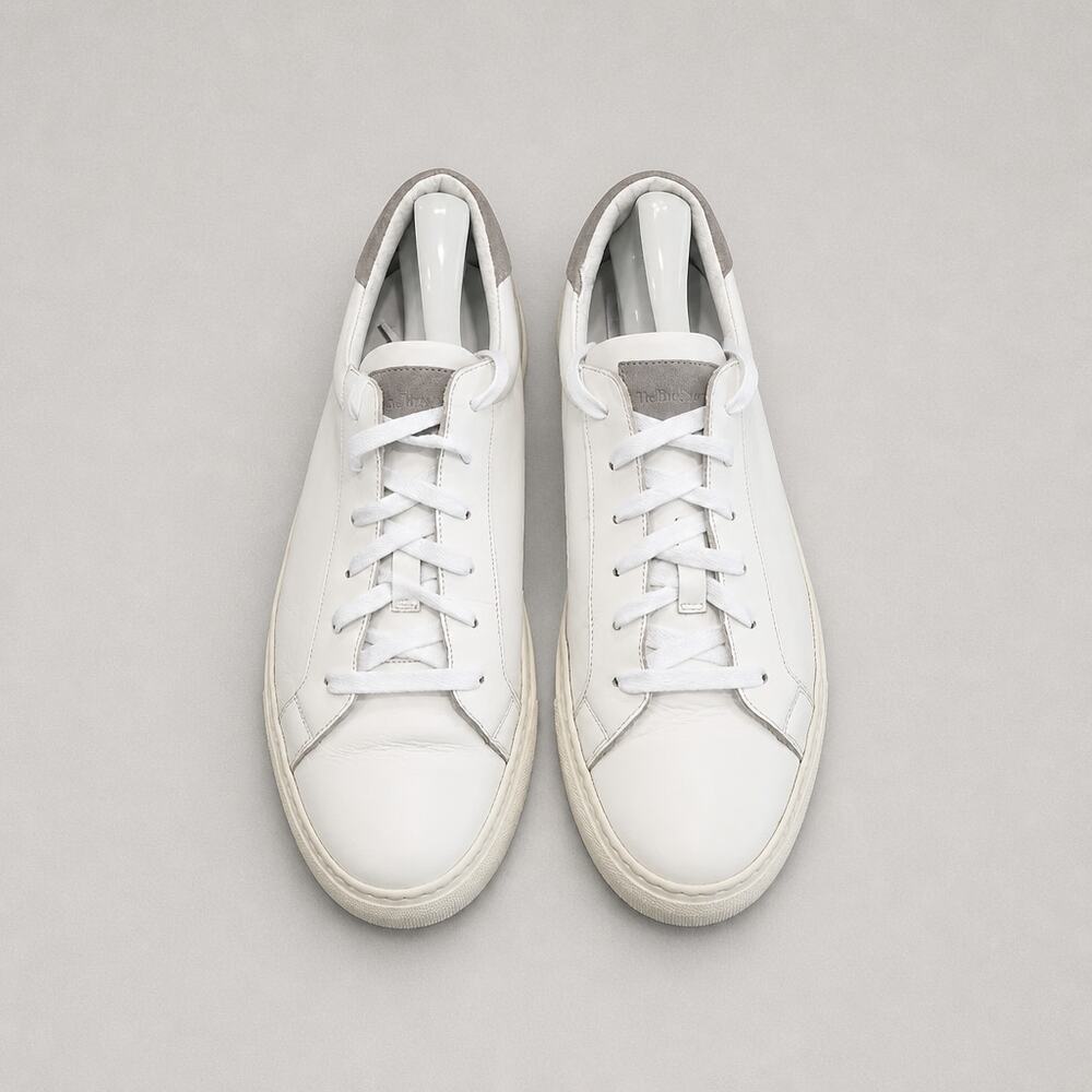To Boot New York Sierra White Leather Sneakers Men's 9-9.5 Made In Italy